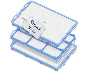 Filter Set of 3 Replacement Filters Compatible with Bosch Siemens Vacuum Cleaner Motor Protection Filter Pre-Motor Filter VZ01MSF for Floor Vacuum Cleaner Air Filter 153 x 105 x 14 mm