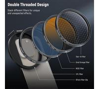 Filter Set of 7 Threaded Cell Phone Clip 67mm Filter Set of 7 Gradient Starlight Filter ND32 Lens Clip Expansion