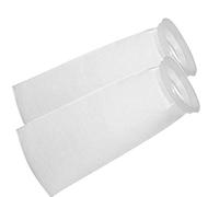 Filter Socks Felt 7 Inch by 32 Inch Long, 25 Micron Filter Bag for Industry,Chemical, Water Liquid Filters - 2 Pack (25 Micron 7 x 32 inch)