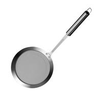 Filter Spoon - Oil Strainer Colander Spoon, Strainers Spoon | Stainless Steel Fine Wire Mesh Deep Fat Fryer Skimmer Spoon, Non-Slip Long Handle Lightweight Hot Pot Skimming Spoon Kitchen Tool