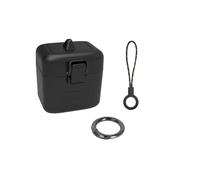 Filter Storage Case Compatible with DJI Osmo Pocket 4Pro, 4-Slot Portable Hard Shell Protective Holder with Lanyard Buckle,Shockproof Dustproof Waterproof Carrying Organizer for Magnifying Glass，black