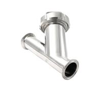 Filter Strainer 1" 1.5" 2" Sanitary Stainless Steel SS304 Tri Clamp 50.5 64MM 100 Mesh Homebrew Pipe Fittings Y Type(38mm Ferrule50.5)