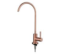 Filter Tap Kitchen Unit Drinking Water Faucet Tap Kitchen Sink Faucets Stainless Steel 1/4,Rose Gold