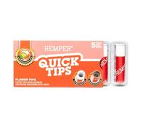 Filter Tips Compatible with Hemper Quick Tips Pop-Activated Flavoured Filter Tips - Watermelon, Banana, Grape & Mint - 5 Pack (Watermelon)