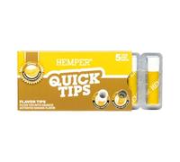 Filter Tips Compatible with Hemper Quick Tips Pop-Activated Flavoured Filter Tips - Watermelon, Banana, Grape & Mint - 5 Pack (Banana)