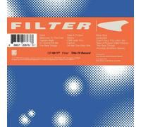Filter Title of Record (20th Anniversary Edition) CD CR00177 NEW