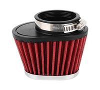 Filter-Universal Motorcycle Air Intake Filter Engine Air Filter Red (51mm/55mm/60mm), Suitable For Any Motorcycle of the Right Size.(51MM)