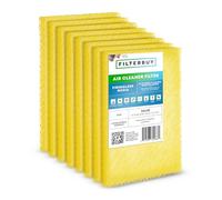 Filterbuy 16x20 Air Cleaner Filter Replacement Pads for Respicaire CG MicroClean 95, Totaline CG1000 Star Series, and More (4-Pack)