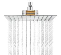 Filtered Shower Head, 12'' Luxury Rainfall Shower Head，Softens Hard Water Fixed, Improves The Condition of Your Skin & Hair, Filter Integrated Design, Chrome