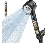 Filtered Shower Head with Handheld Shower Head