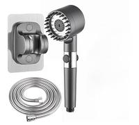 Filtered Showerhead™ - Black - High-Pressure Water Filter Showerhead with 1.5m Hose & Bracket for Spa-Like Shower Experience Eco-Friendly Easy Installation