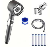 Filtered Showerhead with Handheld High Pressure 3 Spray Showerhead Removes Chlorine Reduces Dry Itchy Skin Anti-Clog Nozzles for Hard Water Onoff Switch Portable Shower Filter for Bath Tub Pet