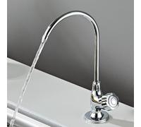 Filtered Water Faucet for Kitchen Sink Swan Neck with Swivel Funct and Galvanized Finish,A-B