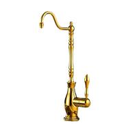 Filtered Water tap, Kitchen All Copper European Style Antique Faucet Gold