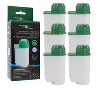 FilterLogic CFL-901B | 6 Pack - Water Filter Compatible with Siemens EQ Series EQ.3 EQ.300 EQ.5 EQ500 EQ.6 EQ.9 - Bosch Verocup Verobar Coffee Machine Replaces Brita Intenza TZ70003 TZ70033A TCZ7003