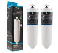 Filterlogic FFL-111B Pack of 2 Water Filter Compatible with 3M CS-52 Filter for Bosch, Siemens, Neff, Gaggenau Fridge Filter Cartridge 00576336, 576336/00640565, 640565 / CS-51