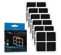 FilterLogic FFL-155L | Air Filter for refrigerators, Compatible with LG Pure N Fresh ADQ73214405, ADQ73214404, ADQ73214408 Antibacterial Pur Air Refrigerator Filters (Pack of 6)