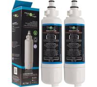 FilterLogic FFL-170P | 2-Pack Fridge Water Filter Compatible with Panasonic CNRAH-257760 CNRBH-125950 Refrigerator Cartridge