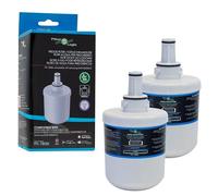 FilterLogic FFL-180SK | Pack of 2 for Samsung HAFIN2/EXP | Compatible with DA29-00003G, HAFIN2, HAFIN1/EXP, HAFIN1, DA29-00003F, HAFIN, DA97-06317A; internal filter for refrigerator