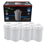 FilterLogic FL601T | Pack of 6 Compatible with Brita Classic | Water filter cartridges for Brita Classic water filter jugs and table water filters