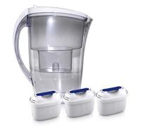 FilterLogic FLJ402 Water Filter Jug | Includes 3 x FilterLogic Compatible Brita Maxtra Cartridges