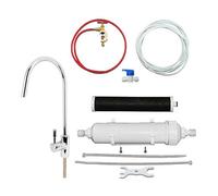 Filterlogic Flr-10J Fortress Complete Undersink Water Filter System With Chrome Quarter Turn Disc Filter Only Tap