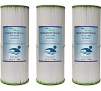 FilterLogic SFL25-5-130BE Hot Tub Spa Filter Compatible with Pleatco PRB25IN, Unicel C4326 (3 Pack)