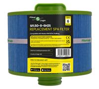 Filterlogic Sfl50-8-6H2S Spa Hot Tub Filter Compatible With Pleatco Pbf35 / Bullfrog