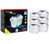 Filterlogic Universal 6 Pack Filter Cartridges Compatible with Brita Maxtra & Pl