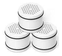 FilterLogic WHR-140 Shower Head Water Filter, Replacement for Culligan WHR-140, WSH-C125, HSH-C135, ISH-100 Shower Water Filter Units, with Advanced KDF Filtration Material, Pack of 3