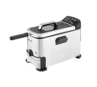 Morphy Richards Filter Pro Stainless Steel 3L Deep Fat Fryer, Detachable Basket Handle, Self-cleaning Oil Filtration System, Viewing Window, Variable Temperature Control, Stainless Steel, 2KW, 482001