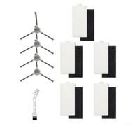 Filters and Side Brush Replacement Pack for Lefant M1 M2 Pro Robot Vacuum Cleaner with 5 Filters 4 Side Brushes and a Cleaning Brush for Optimal Performance