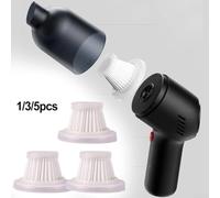 Filters for Portable Cordless For Car Vacuum Cleaner with Microfilter Accessories to Stop Dust Particles from Escaping into Air (3pcs)