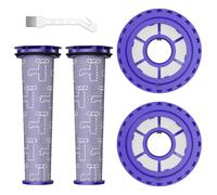 Filters Replacement for Dyson DC41 DC65 DC66 UP13 UP20 UP30 Animal, Multi Floor and Ball Vacuum Ball Animal 2 Ball Animal 3, 2 Pack Post Filters & 2 Pack Pre Filter Replacement Parts