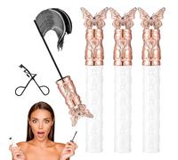 Filterseed Mascara, Filterseed Mascara Waterproof Iron Mascaras, Thick, Curling, Long-Lasting Mascaras, Waterproof, Sweat-Proof, Lengthening, Non-Smudged, Dramatic Lashes (Black-3pcs)