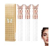 Filterseed Mascara, Sweat-Proof & Long-Lasting Mascaras, Fine Brush Black Mascara, For Everyday Wear, Thick, Curling, Waterproof, Non-smudged, Enhances Natural Lashes with Length (3pcs)