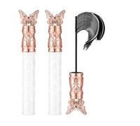 Filterseed Mascara, Thrive Tubing Mascara Waterproof Sweat-Proof & Long-Lasting, Lengthening Curling Volumizing Smudge-Proof Essence Mascar a for Dramatic Lashes (2pcs)