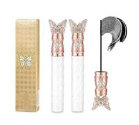 Filterseed Mascara, Waterproof Sweat-Proof & Long-Lasting Mascara, Thick, Curling, Lengthening, Non-smudged (2pcs)