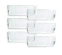 FILTERWOW Unbreakable Clear Plastic Heat and Air Vent Deflector-Magnetic and Adjustable 10-14 Inches for Use On Floor Vents, Sidewalls, and Ceiling Registers 6 Pack