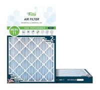 FILTI 6500 Air Filter MERV 11 16x25x2 | Pleated HVAC AC Furnace Filters | Made 100% in the USA (16x25x2)