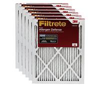Filtrete AD06-6PK-2E 9806DC-6 Micro Allergen Pleated Air Filter, 6 Count (Pack of 1)