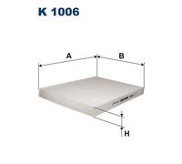 Filtron Pollen Filter K 1006 – Cabin Air Filter for Audi, SEAT, Skoda, VW