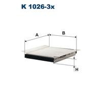 FILTRON K 1026-3x Pollen filter