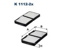 FILTRON K 1112-2x Filter, interior air for MAZDA
