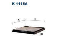FILTRON K 1115A Filter, interior air for VOLVO