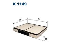 FILTRON K 1149 Filter, interior air for HYUNDAI
