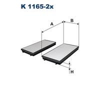 FILTRON K 1165-2x Pollen filter