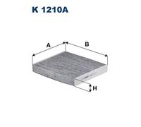 FILTRON K 1210A Filter, interior air for ,DAIHATSU,JAGUAR,LAND ROVER,LEXUS,SUBAR