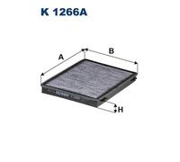 FILTRON K 1266A Filter, interior air for CHEVROLET,DAEWOO,OPEL,VAUXHALL
