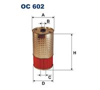 Fits FILTRON OC 602 OIL FILTER.DB 124D,201D UK Stock